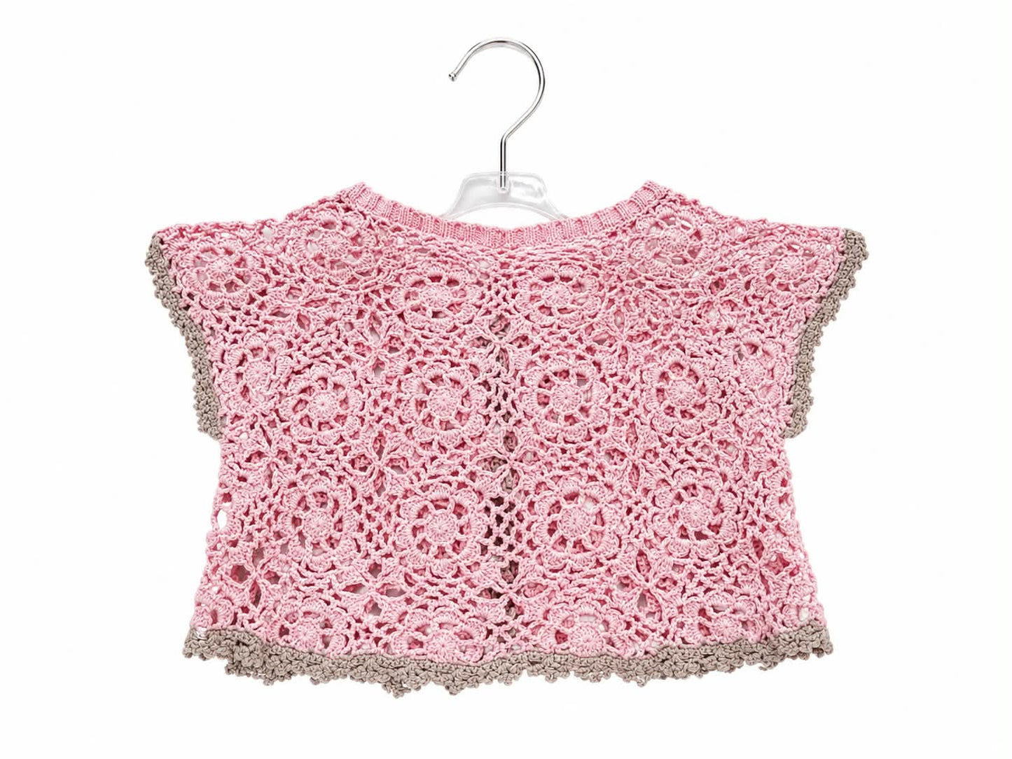 Boléro fille en Crochet Délicat -  8 ans